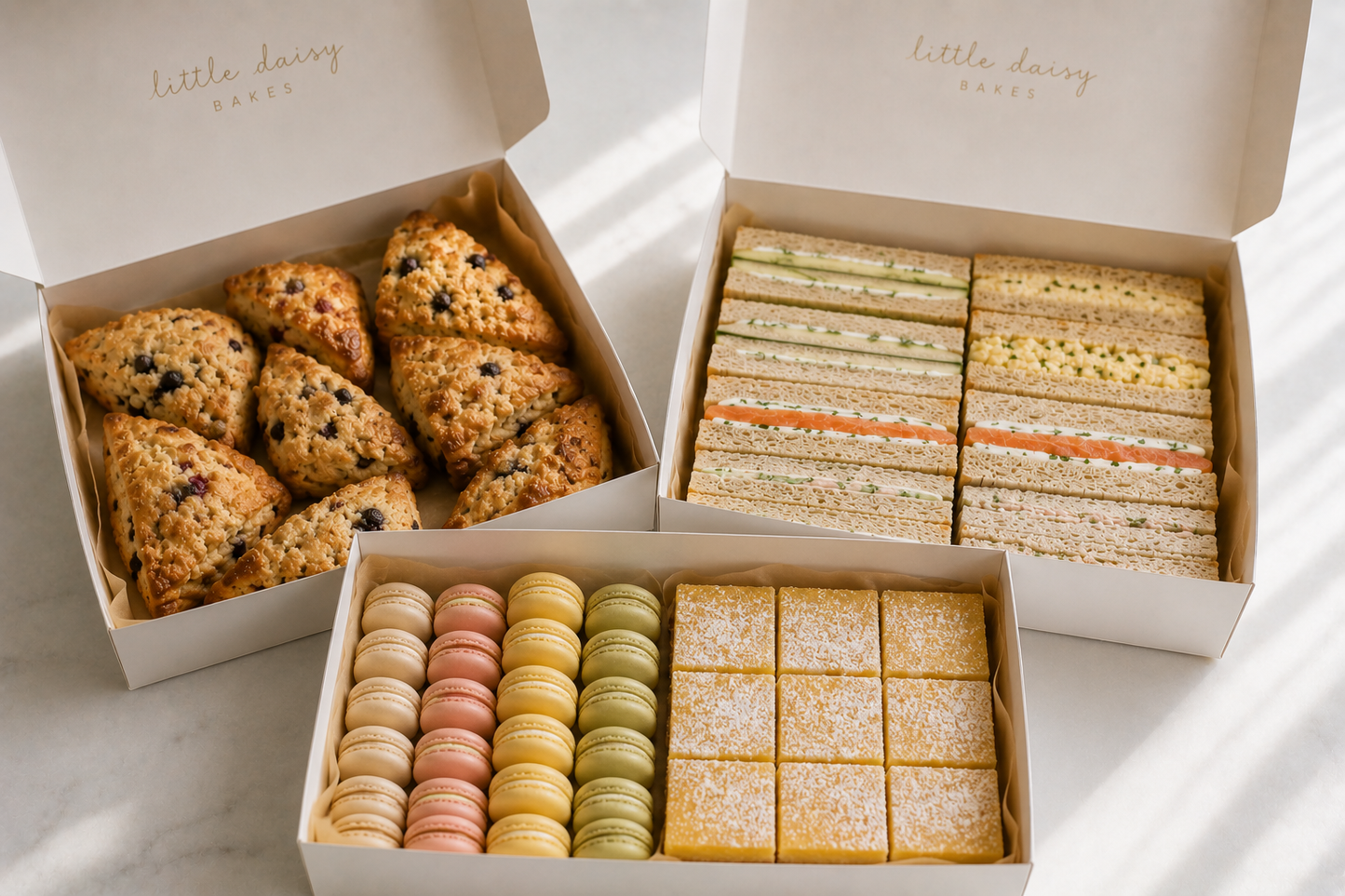 Sandwiches & Scones & Sweet Treats Box