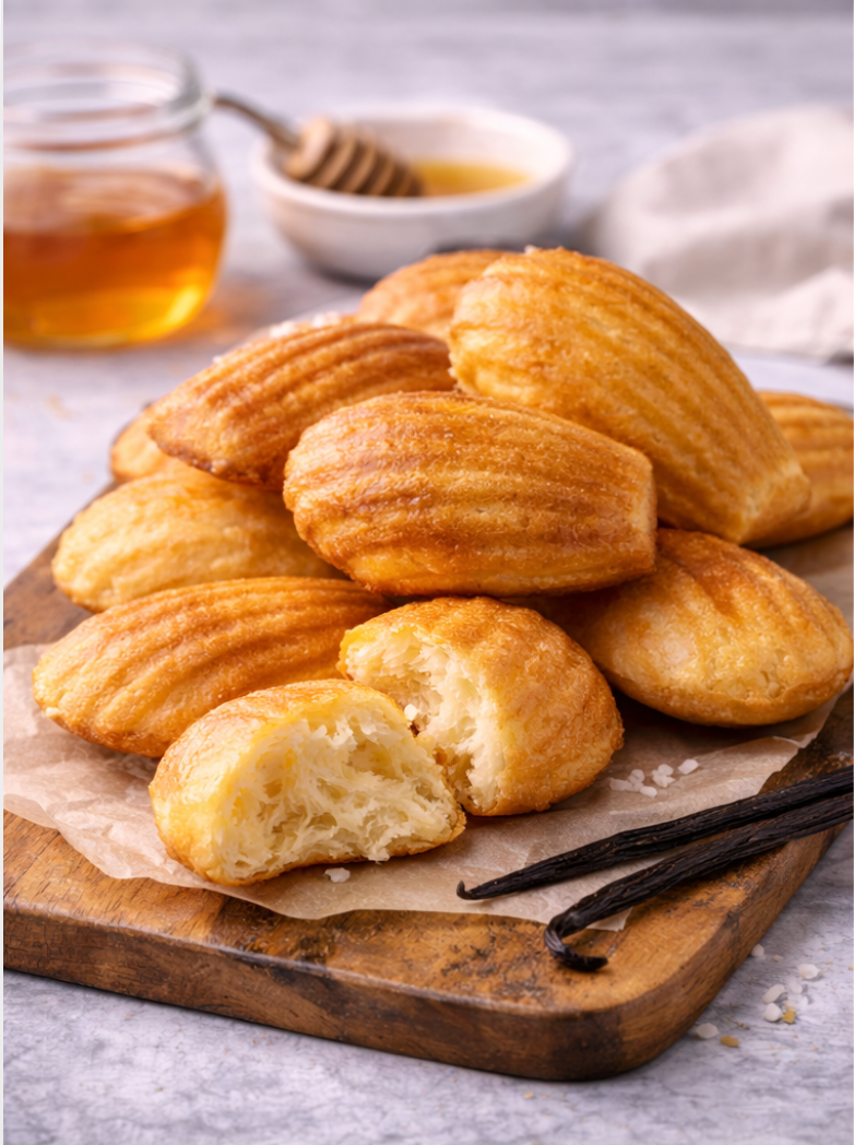 Honey Vanilla Madeleines